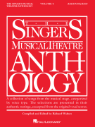 Singer's Musical Theatre Anthology – Volume 4 Baritone/ Bass Book Only