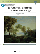 Johannes Brahms: 15 Selected Songs The Vocal Library – High Voice