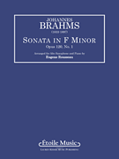 Sonata Op. 120 No. 1 in F minor Alto Saxophone Solo with Keyboard
