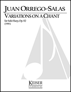 Variations on a Chant Op. 92 Harp Solo