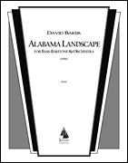 Alabama Landscape Solo Voice and Orchestra