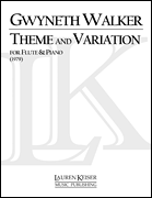 Theme and Variation Flute and Piano Accompaniment