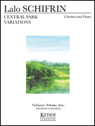 Central Park Variations Clarinet with Piano Accompaniment