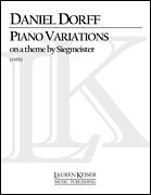 Piano Variations on a Theme by Siegmeister Piano Solo