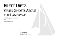 7 Ghosts Above the Landscape for Alto Sax and Drumset