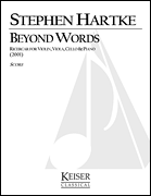 Beyond Words: Ricercar for Violin, Viola, Cello and Piano