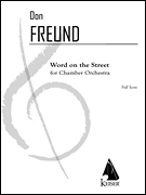 Word on the Street for Chamber Orchestra<br><br>Full Score