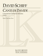 Canti Di Davide Solo Clarinet Part