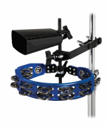 LP LP160NY-K Cyclops Tambourine with City Cowbell and Mount Pack Cyclops