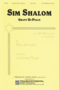 Product Cover for Sim Shalom [Grant Us Peace] for SSAATTBB and Solo with Keyboard Transcontinental Music Choral Octavo by Hal Leonard