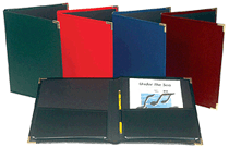 Choral Rehearsal Folder 9 x 12 with Gusset Pockets – Red
