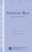 Shalom Rav (Grant Abundant Peace)