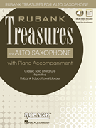Rubank Treasures for Alto Saxophone Book with Online Audio (stream or download)
