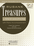 Rubank Treasures for Tenor Saxophone Book with Online Audio (stream or download)