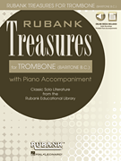 Rubank Treasures for Trombone (Baritone B.C.) Book with Online Audio (stream or download)