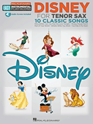 Disney – 10 Classic Songs Tenor Sax Easy Instrumental Play-Along<br><br>Book with Online Audio Tracks