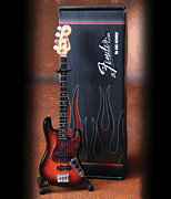 Fender™ Jazz Bass™ – 3-Color Sunburst Officially Licensed Miniature Guitar Replica