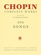 Songs Chopin Complete Works Vol. XVII