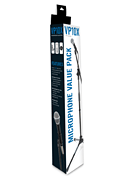 VP10X Value Pack Includes the R21 Dynamic Microphone, MK10 Microphone Stand, 18' XLR Mic Cable, and Mic Clip