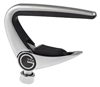 G7th Newport Pressure Touch Capo for Classical Guitar (Chrome)