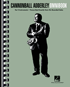 Cannonball Adderley – Omnibook for C Instruments