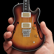 Neal Schon Sunburst NS-15 PRS Miniature Guitar Replica Collectible