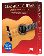 Classical Guitar Lesson Pack Boxed Set with Four Publications and One DVD in One Great Package