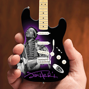 Jimi Hendrix Photo Tribute Fender™ Stratocaster™ Officially Licensed Miniature Guitar Replica