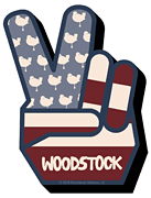 Woodstock Peace – Chunky Magnet