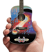 Journey Escape Album Acoustic Model Miniature Guitar Replica Collectible
