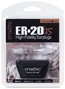 ER•20XS High-Fidelity Earplugs Large Size Clear