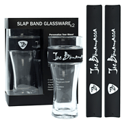 Joe Bonamassa 2-Pack Slap Band Pint Size Glassware Black Band/ White Letters