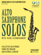 Rubank Book of Alto Saxophone Solos – Easy Level (includes online audio for streaming/ download)
