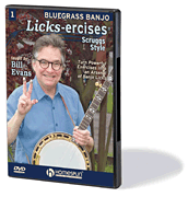 Cover for Bluegrass Banjo Licks-Ercises® – DVD 1: Scruggs Style : Homespun Tapes by Hal Leonard
