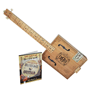 The Electric Blues Box Slide Guitar Kit with Guitar, Instruction Book and DVD