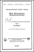 Cover for Meditation – Oseh Shalom : Transcontinental Music Choral by Hal Leonard