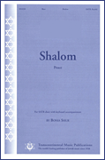 Cover for Shalom : Transcontinental Music Choral by Hal Leonard