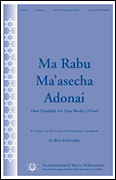 Ma Rabu Ma'asecha Adonai How Manifold Are Your Works, O God