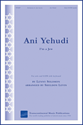 Product Cover for Ani Yehudi (I'm a Jew)  Transcontinental Music Choral  by Hal Leonard