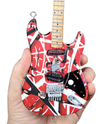 Frankenstein Miniature Replica Guitar – Official EVH Merchandise Red-White-Black