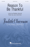 Reason to Be Thankful Judith Clurman Choral Series