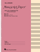 Deluxe Wirebound Premium Manuscript Paper (Pink Cover)