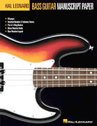 Hal Leonard Bass Guitar Manuscript Paper