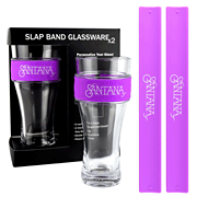 Santana 2-Pack: Slap Bands & Glassware