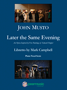 Later the Same Evening Vocal Score