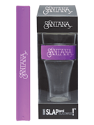 Santana Slap Band Single Pint Glassware Purple Band/ White Letters