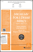Micah 6:8/For I Desire Mercy (Micah Songs)
