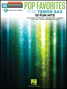 Pop Favorites - 10 Fun Hits Tenor Sax Easy Instrumental Play-Along<br><br>Book with Online Audio Tracks