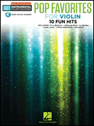 Pop Favorites - 10 Fun Hits Violin Easy Instrumental Play-Along<br><br>Book with Online Audio Tracks