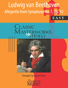 Allegretto from Symphony No. 7, Op. 92 for String Orchestra Full Score
